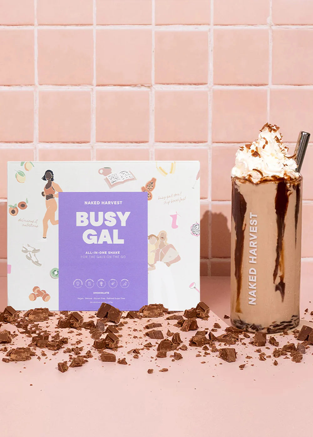 Naked Harvest 巧克力 Busy Gal 多合一奶昔