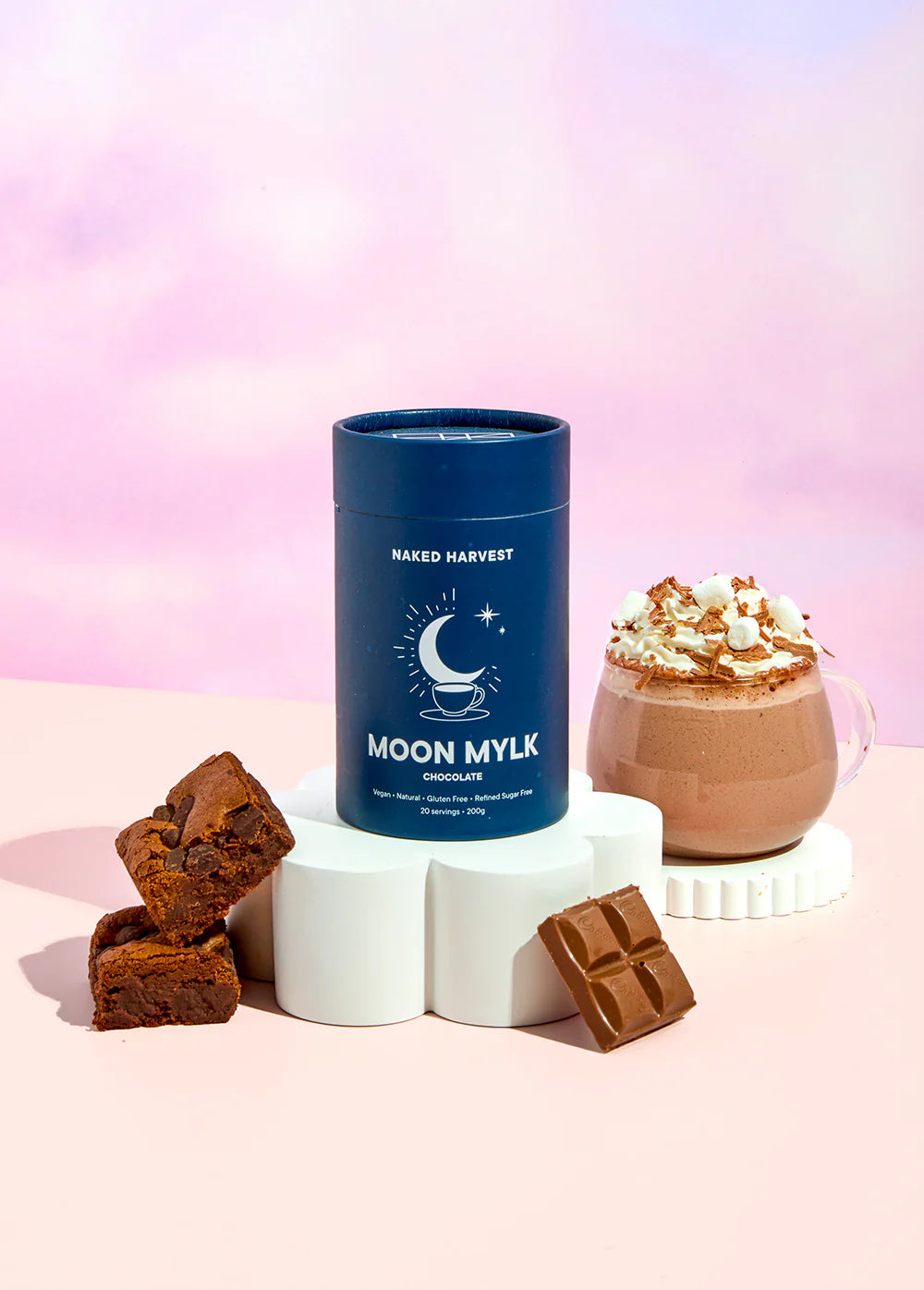 Naked Harvest Hot Choc Moon Mylk 200g