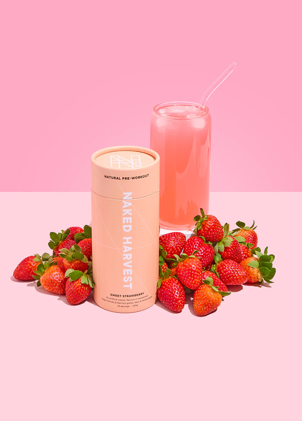 Naked Harvest Sweet Strawberry Natural Pre-Workout
