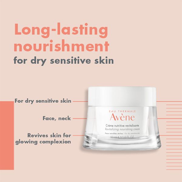 Avene Revitalising Nourishing Cream 50ml - Kem dưỡng ẩm cho da khô nhạy cảm