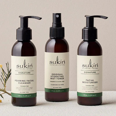 Bộ quà tặng chăm sóc da mặt 3 bước Sukin Signature Essential