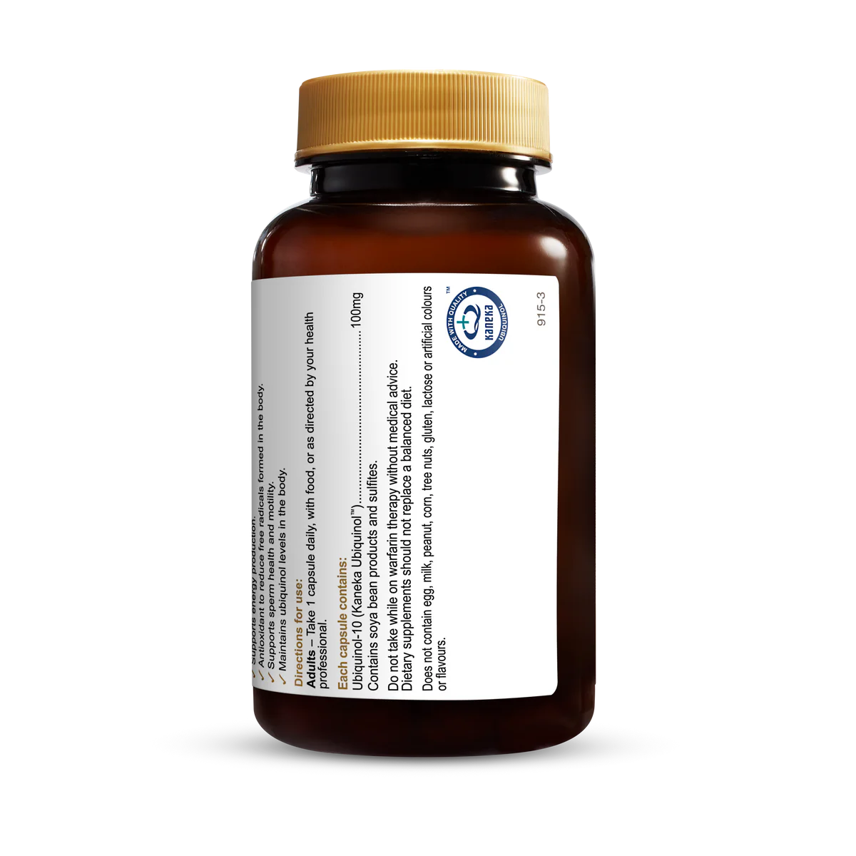 Herbs of Gold 泛醇 100 毫克 60 粒胶囊