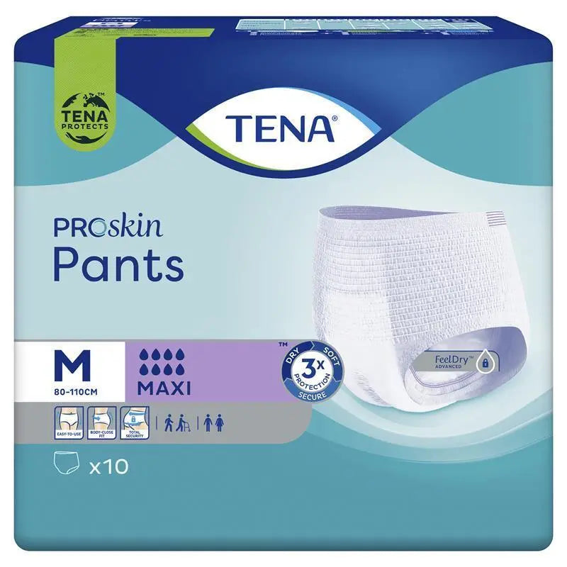 TENA Pant Proskin Maxi Medium 10 Pack