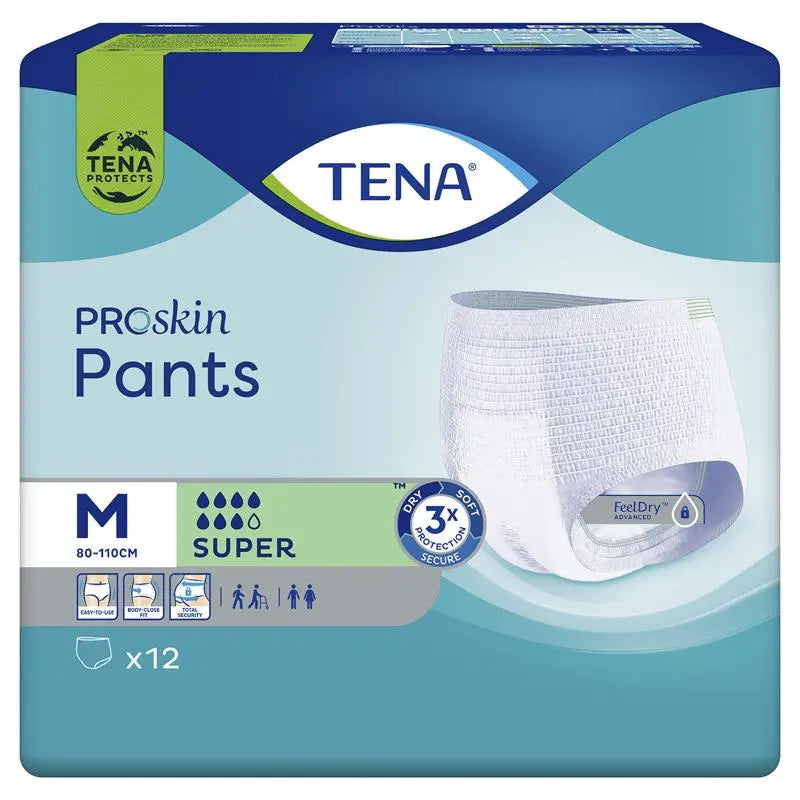 TENA Pant Proskin Super Size Medium 12 Pack
