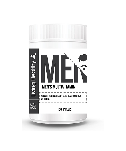 Living Healthy 男士复合维生素,120 片