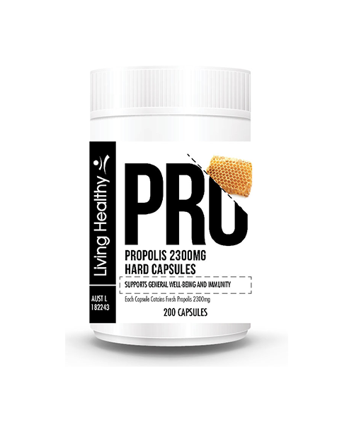 Living Healthy 蜂胶 2300 毫克,200 粒硬胶囊