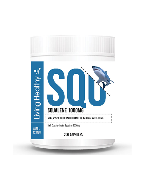 Living Healthy 角鲨烯 1000 毫克,200 粒软胶囊