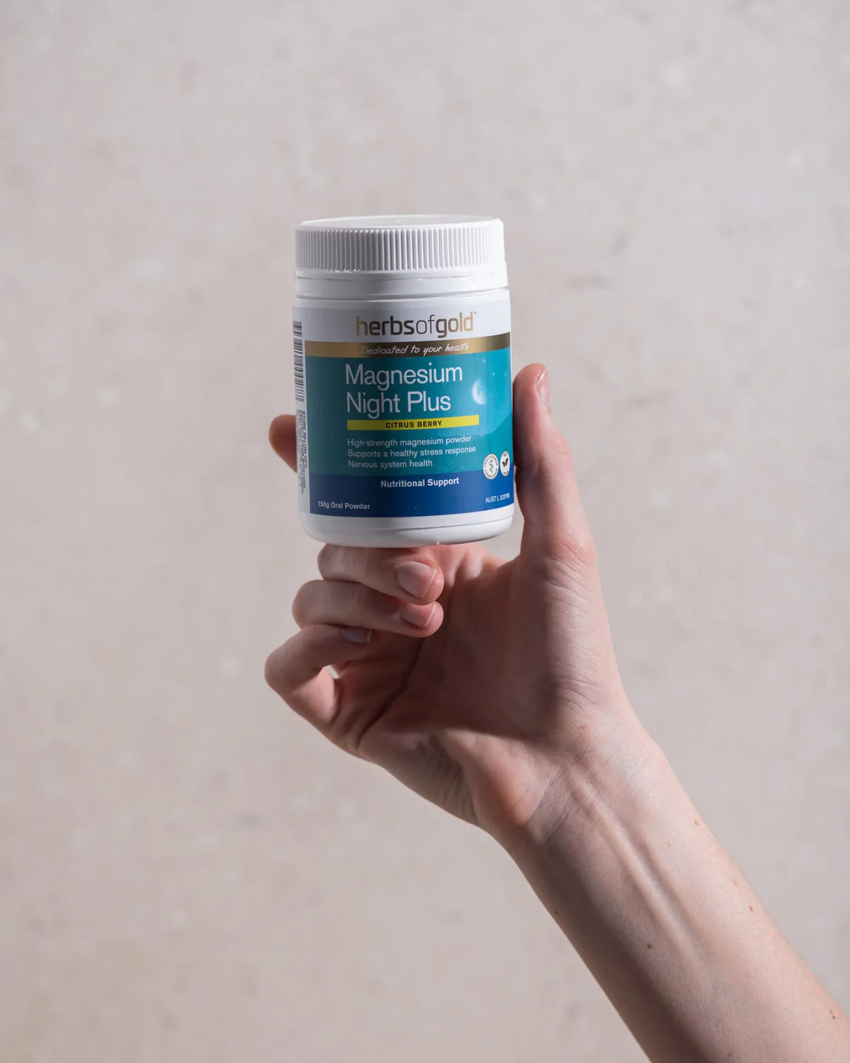 Herbs of Gold Magnesium Night Plus 150g Bột uống