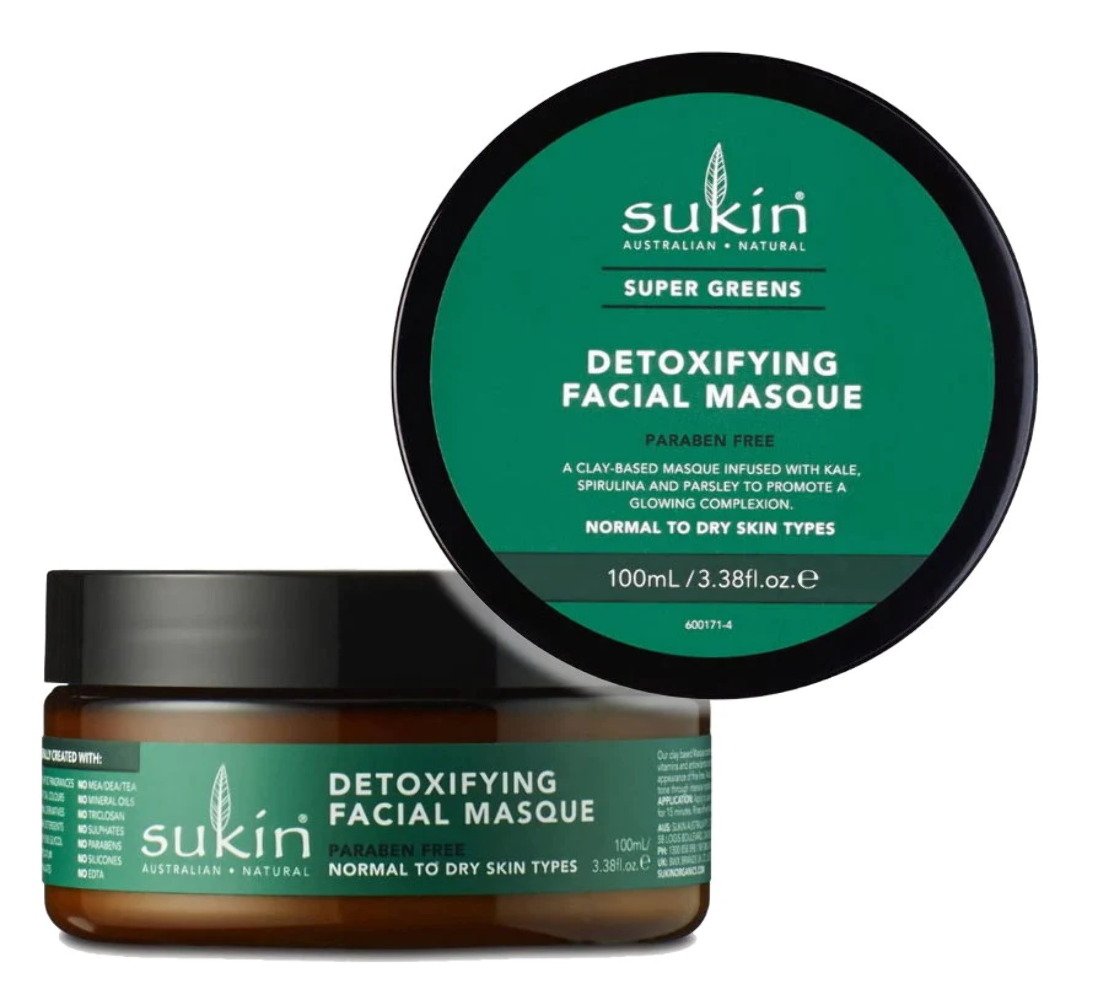 Mặt nạ thải độc Sukin Super Greens 100ml