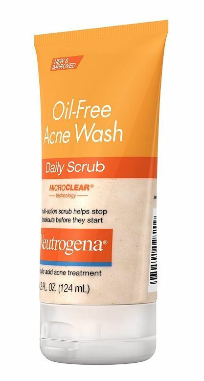 Sữa rửa mặt Neutrogena Oil-Free Daily Scrub dành cho da mụn 125mL