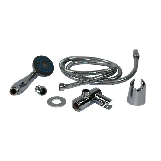 Shower Hose 2m Metal Bracket