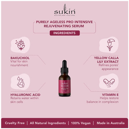 Sukin Purely Ageless Pro 焕肤精华液 25ml 