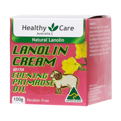 Healthy Care Lanolin Cream With Evening Primrose Oil 100g