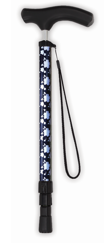 Redgum Telescopic Walking Stick Paisley