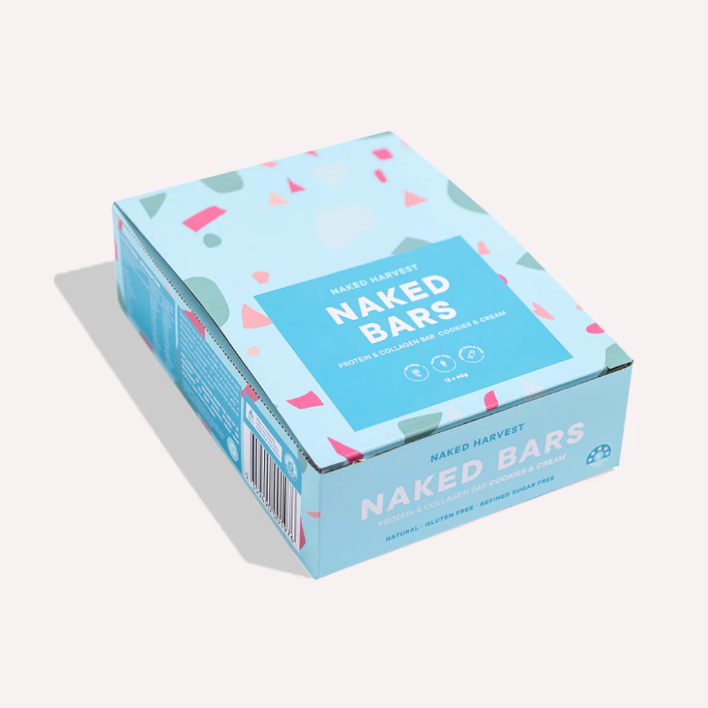 Thanh bánh quy &amp; kem Naked Harvest Naked Bars - Gói 12 chiếc 