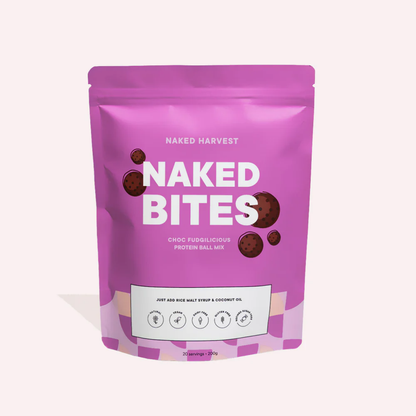 Naked Harvest Naked Bites Choc Fudgilicious 