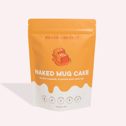 Naked Harvest Salted Caramel Brownie Mug Cake