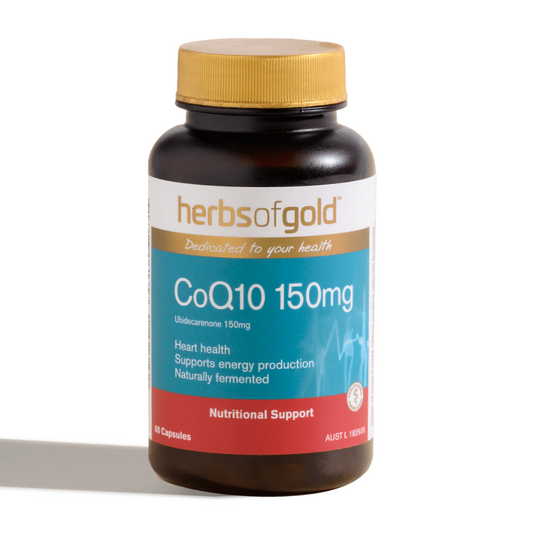 Herbs of Gold 辅酶 Q10 150 毫克 60 粒胶囊