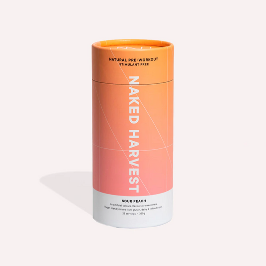 Naked Harvest Sour Peach Stim-free Pre-workout
