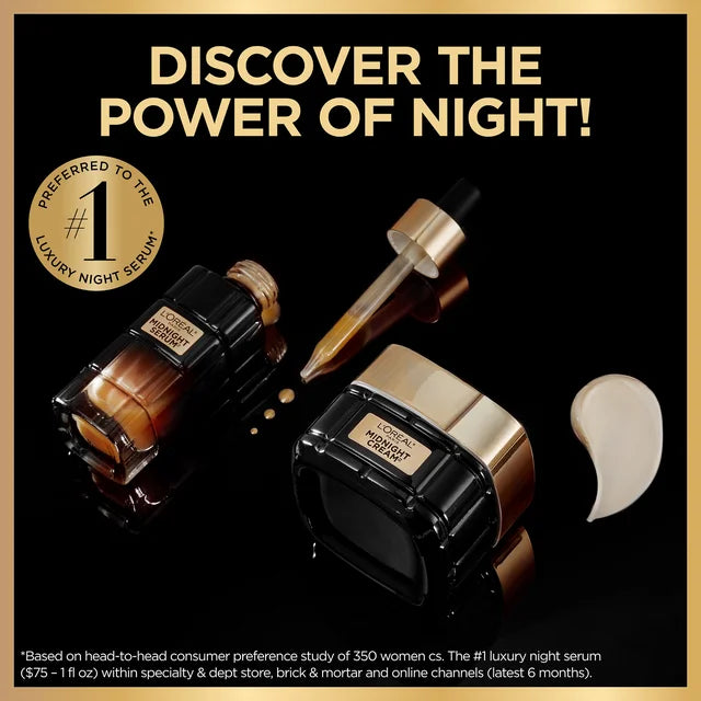 L'Oreal Paris Midnight Radiance Serum and Cream Gift Set