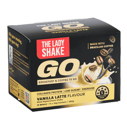 The Lady Shake GO! Vanilla Latte