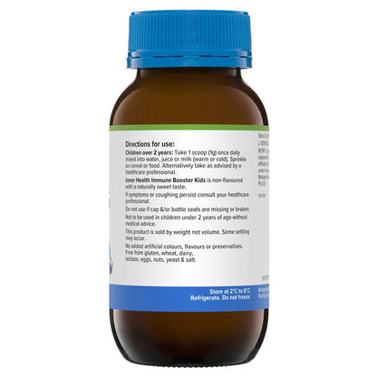 Inner Health Immune Booster Kids Probiotic 120g Powder Fridge Line
