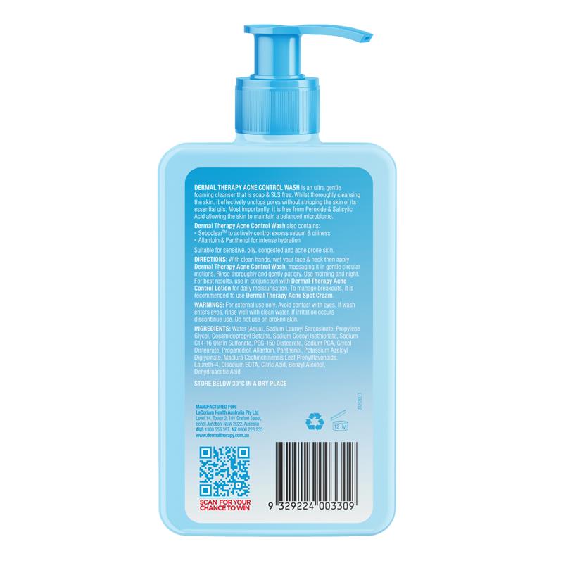 Dermal Therapy 祛痘洁面乳 175ml 