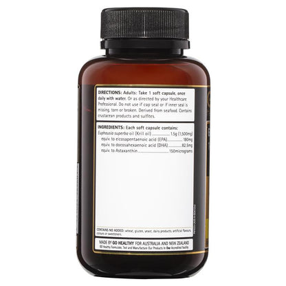 Dầu nhuyễn thể GO Healthy 1500mg 60 viên nang 