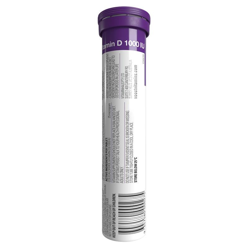 Voost Vitamin D sủi bọt 20 viên 