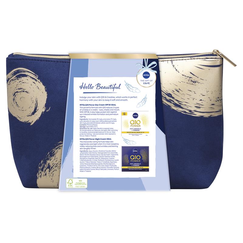 NIVEA Hello Beautiful Q10 Skincare Gift Set