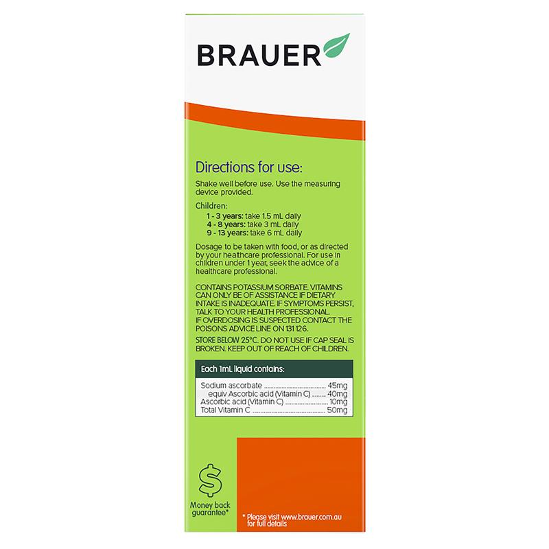 Brauer 儿童维生素C液体 100ml 