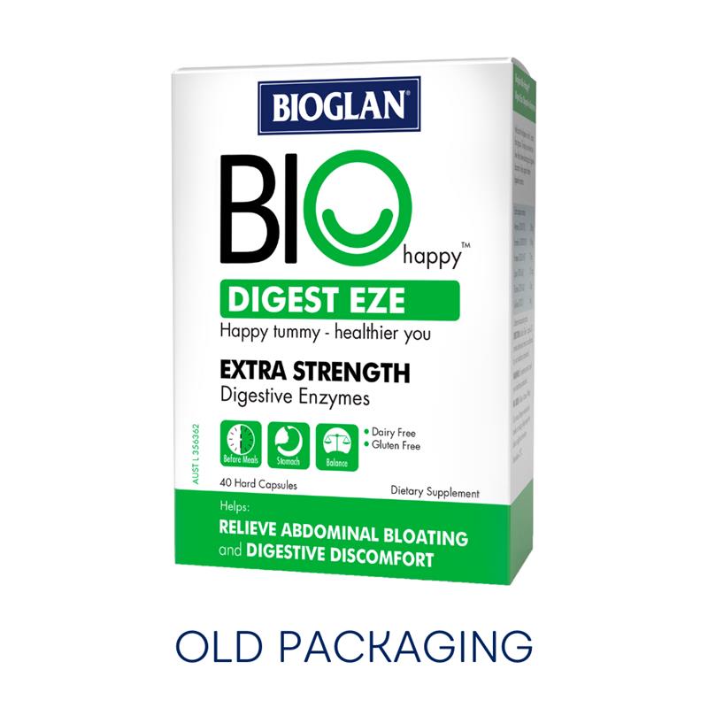 Bioglan Platinum Digest Eze Multi Action 40 Capsules