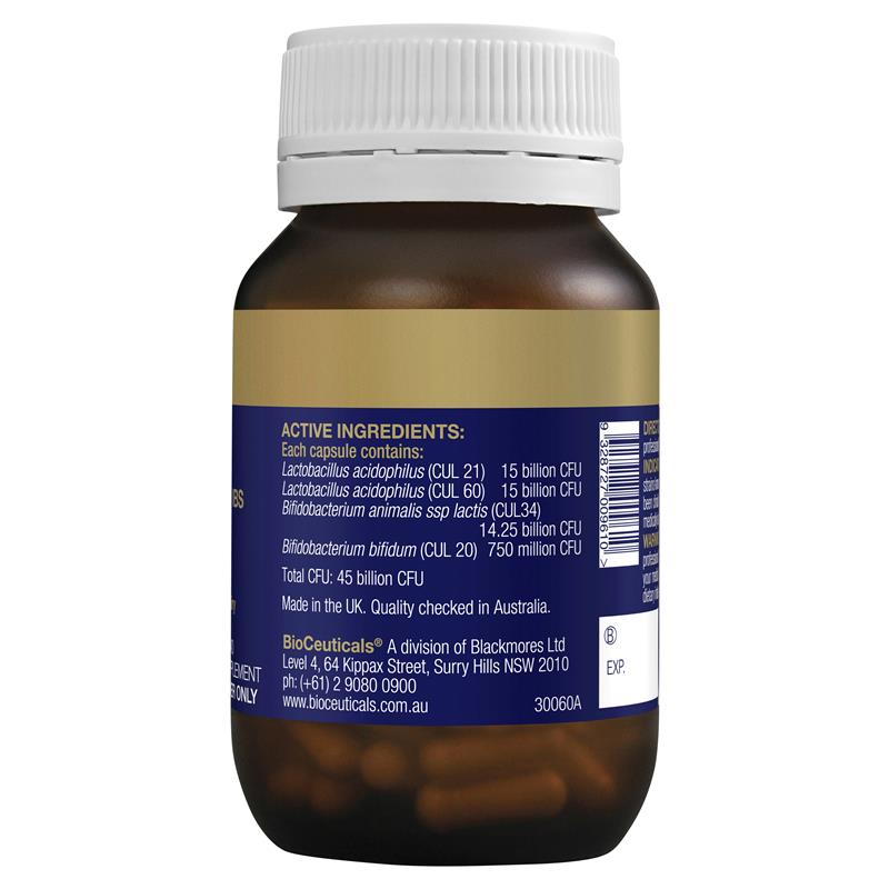 BioCeuticals UltraBiotic IBS 30 Capsules Fridge Line