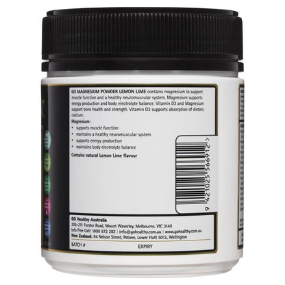 Bột Magie GO Healthy vị Chanh 250g 