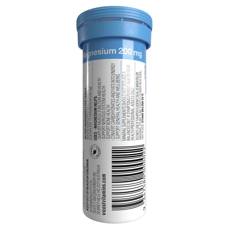 VOOST Magnesium Effervescent 10 Tablets