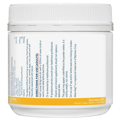 Bột Ethical Nutrients Mega Magnesium Night 126g 