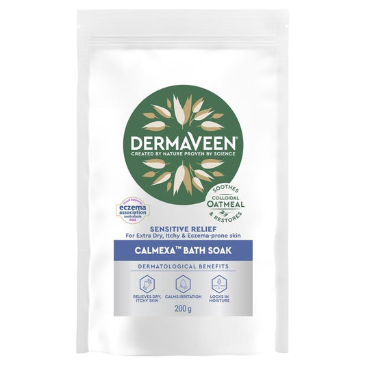 Sữa tắm DermaVeen Calmexa Sensitive Relief Bath Soak 200g 