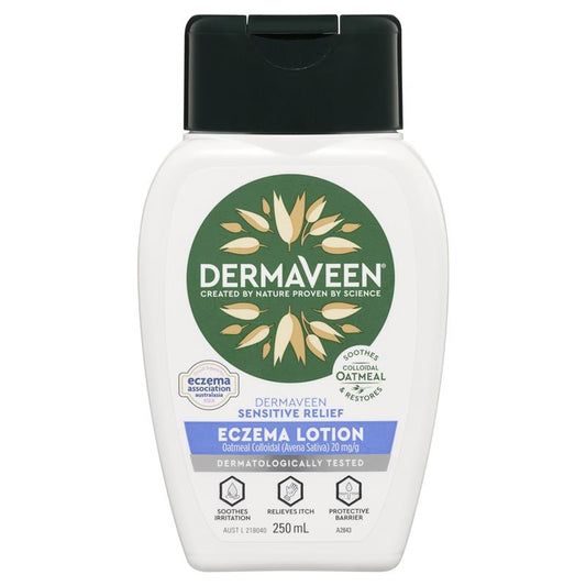 Sữa dưỡng thể DermaVeen Sensitive Relief Eczema 250mL 