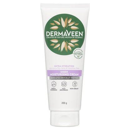 DermaVeen 额外保湿透明保湿霜 200g 