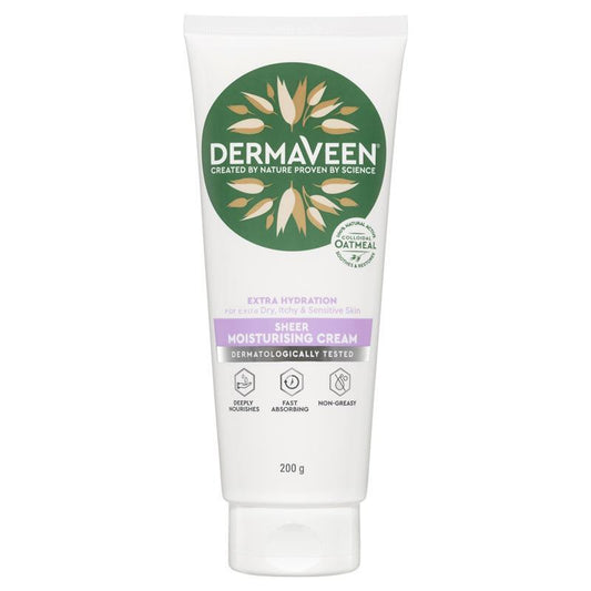 Kem dưỡng ẩm DermaVeen Extra Hydration Sheer 200g 