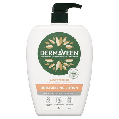 DermaVeen 每日滋养保湿乳液（适合干性及敏感性肌肤）1L 
