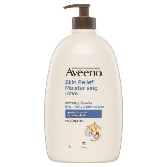 Aveeno 舒缓保湿无香身体乳液 1L 