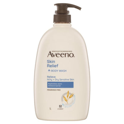 Aveeno 舒缓肌肤保湿无香沐浴露 1L 