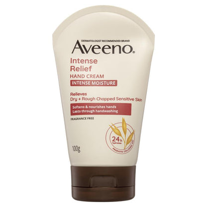 Kem dưỡng da tay không mùi Aveeno Intense Relief Soothing 100g 