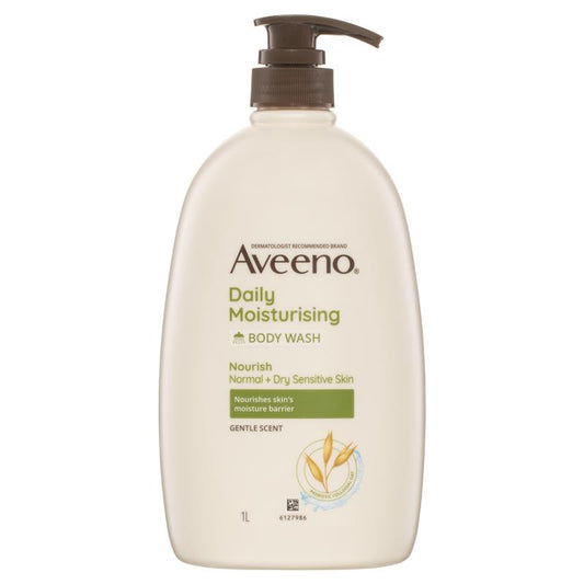 Aveeno 每日保湿淡香沐浴露 1L 