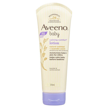Sữa dưỡng ẩm Aveeno Baby Calming Comfort hương hoa oải hương và vani 226mL 