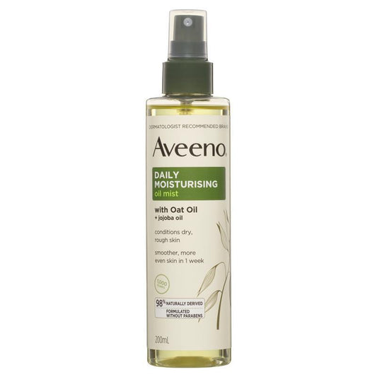 Aveeno 每日保湿维生素 E 身体油喷雾 200ml 