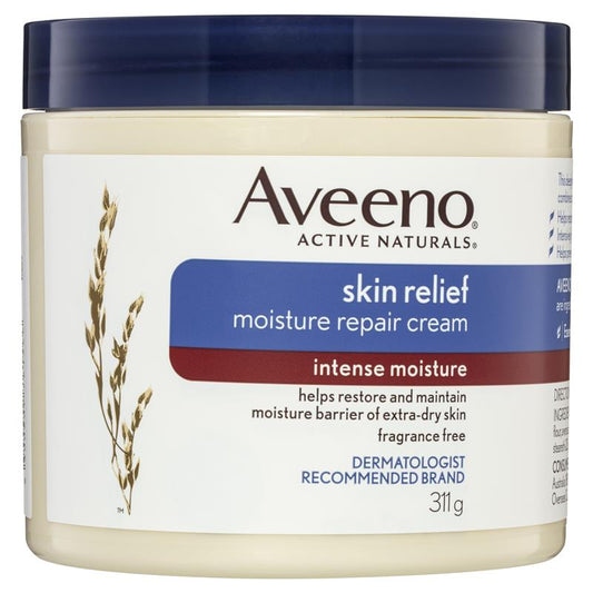 Kem dưỡng ẩm phục hồi da Aveeno Skin Relief Moisture Repair không mùi 311g 