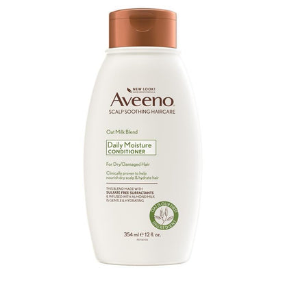 Aveeno 燕麦奶混合保湿护发素，适合干燥和受损发质，354 毫升