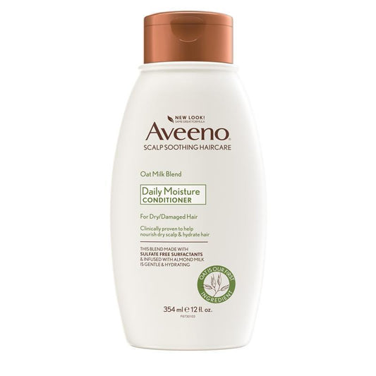 Aveeno 燕麦奶混合保湿护发素，适合干燥和受损发质，354 毫升